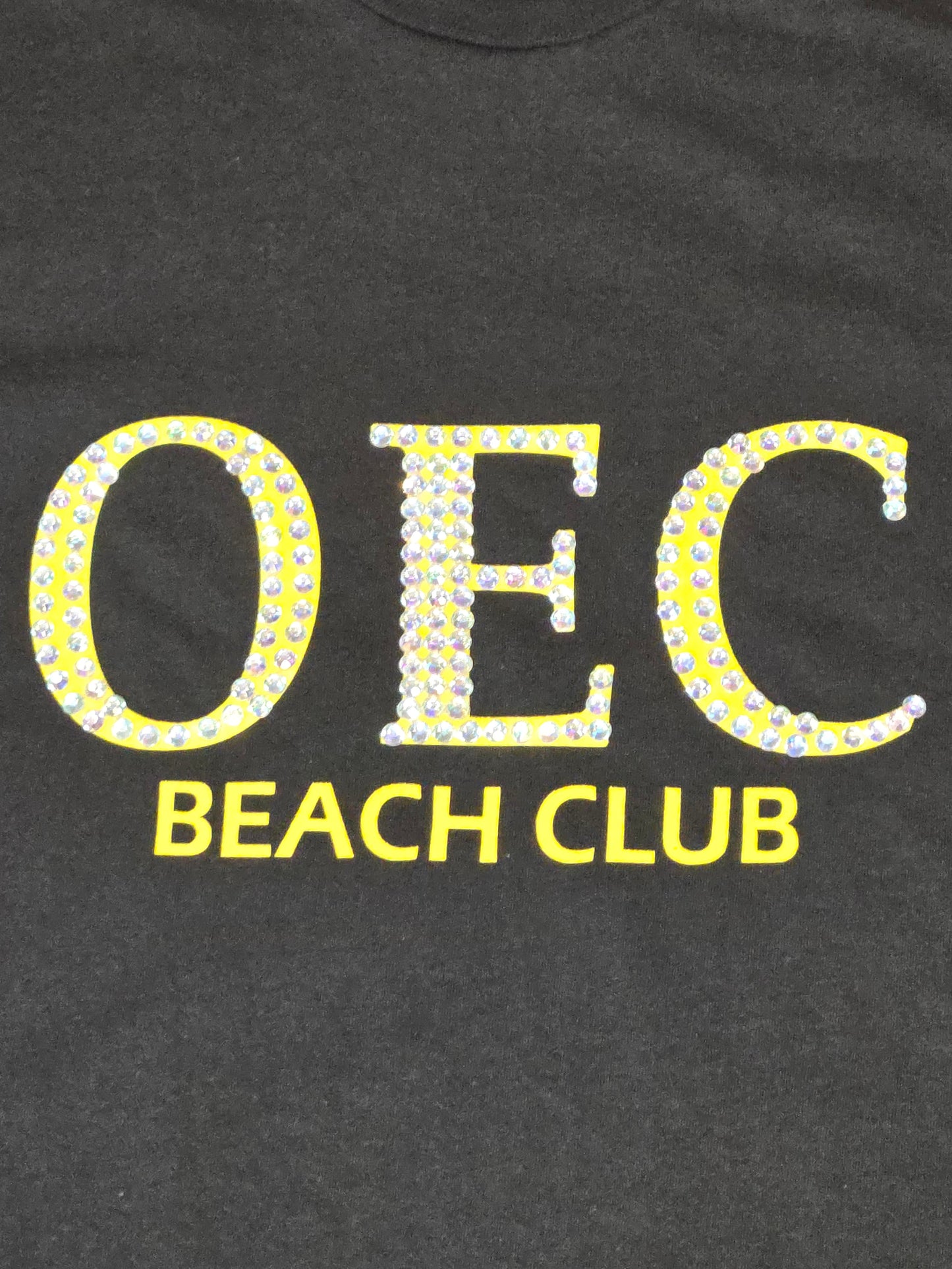 Rhinestone Beach Club T-shirt