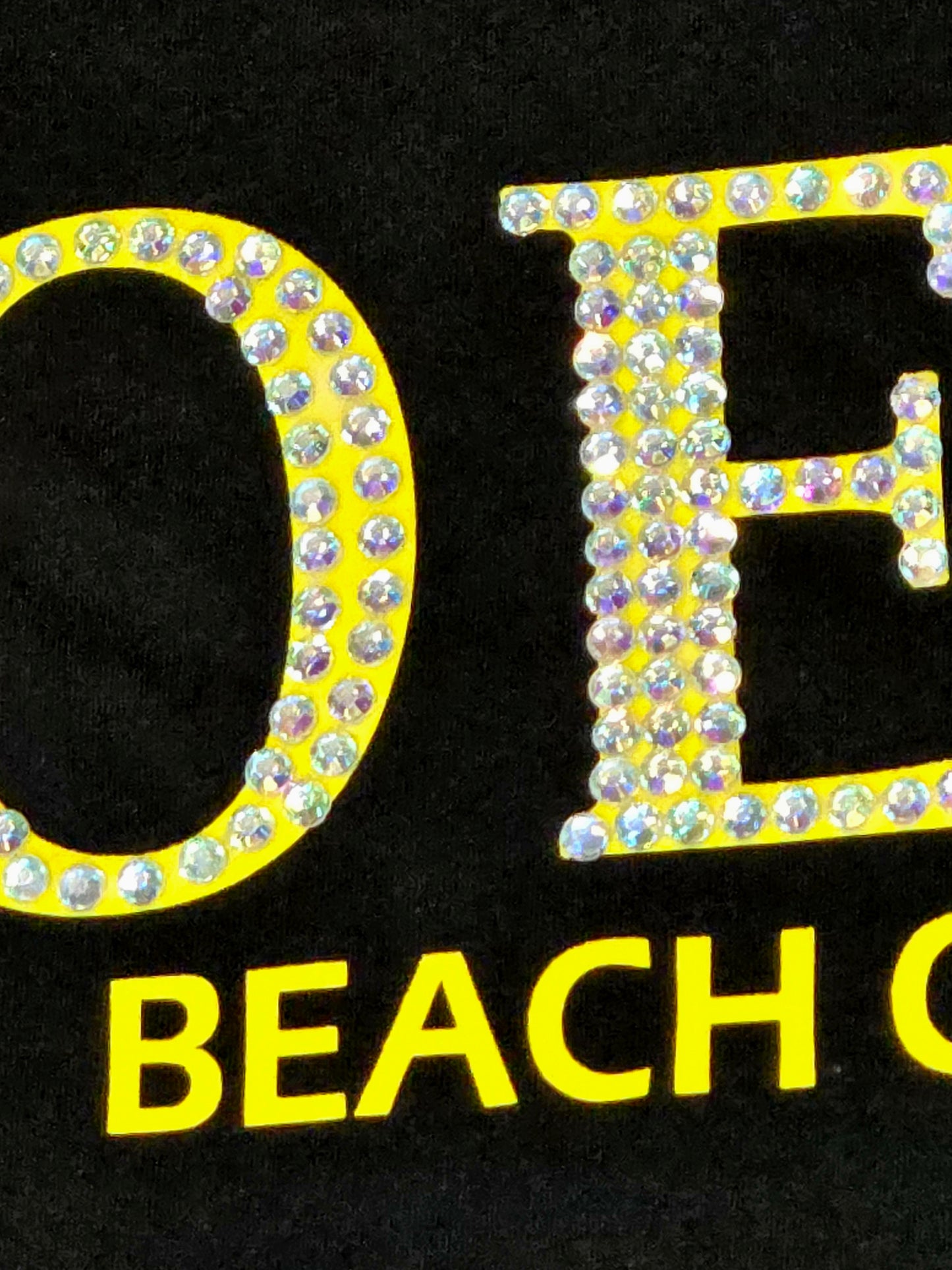 Rhinestone Beach Club T-shirt