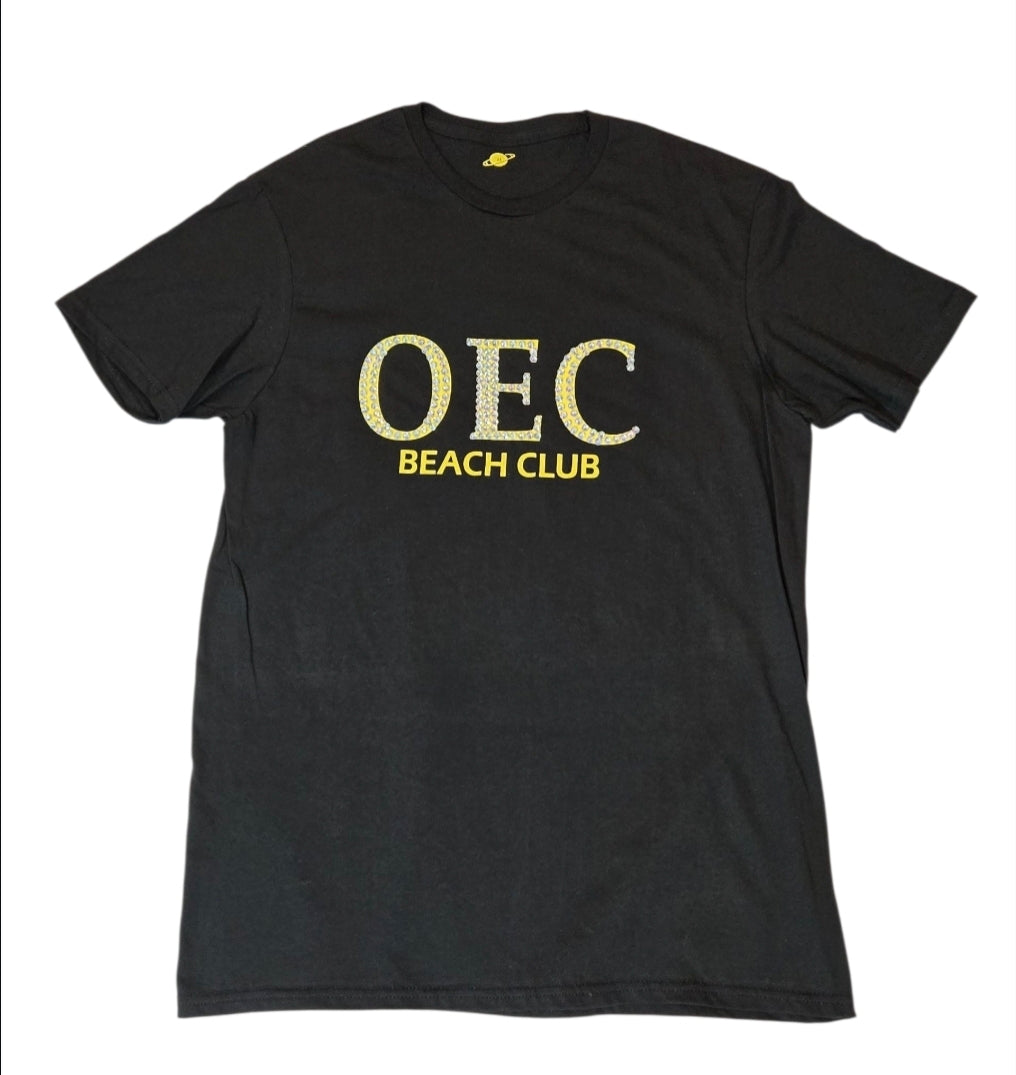 Rhinestone Beach Club T-shirt