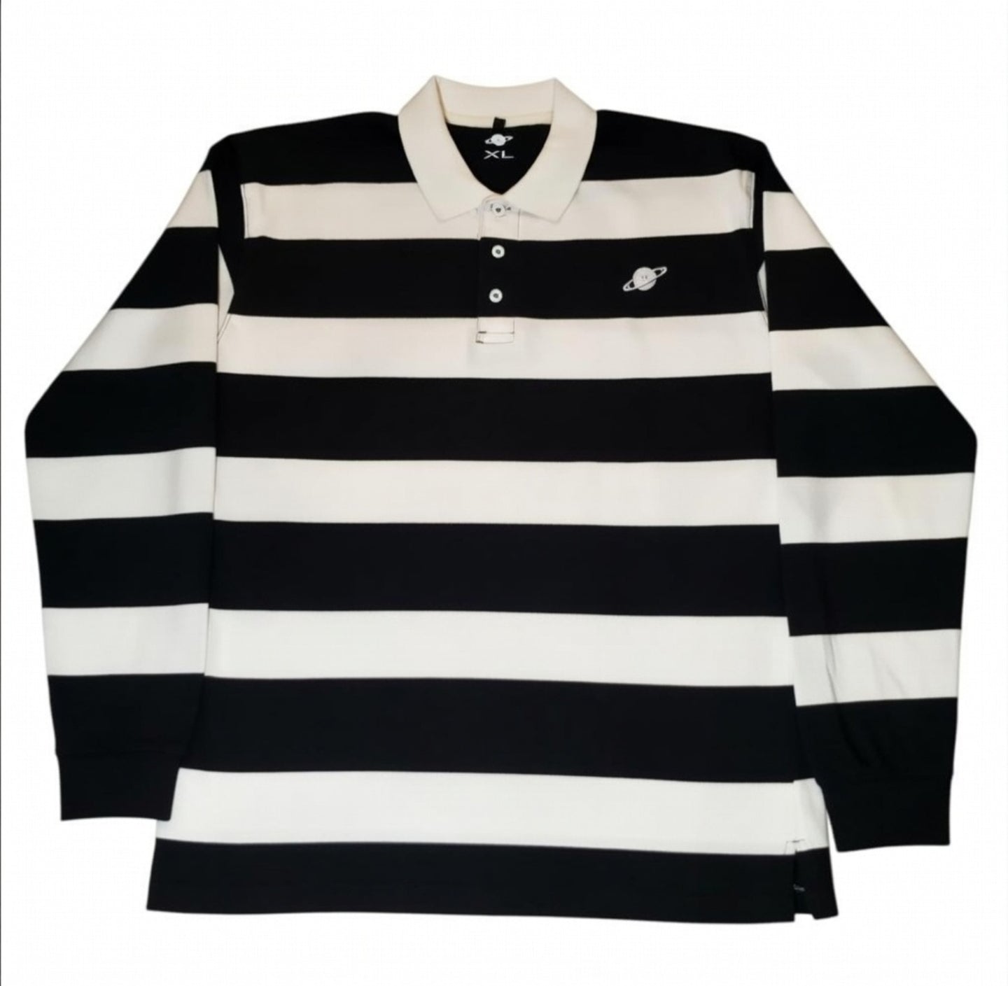 Longsleeve Heavy Polo (Black)