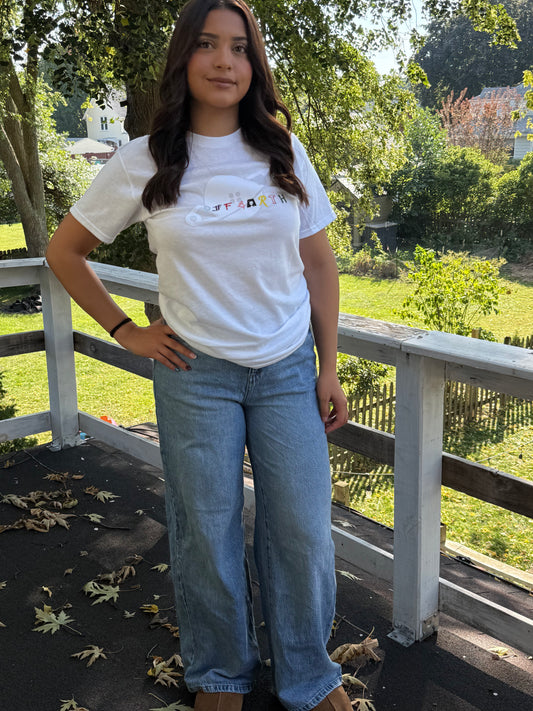 Mixed font tee