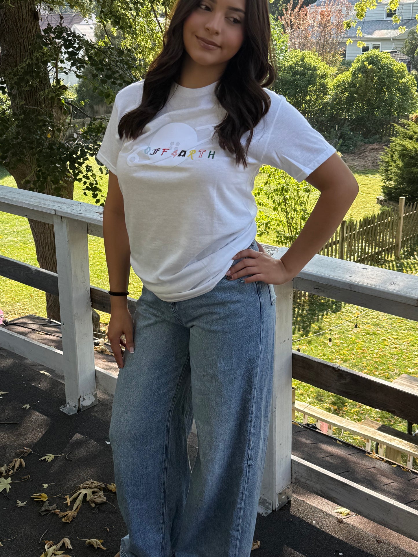 Mixed font tee