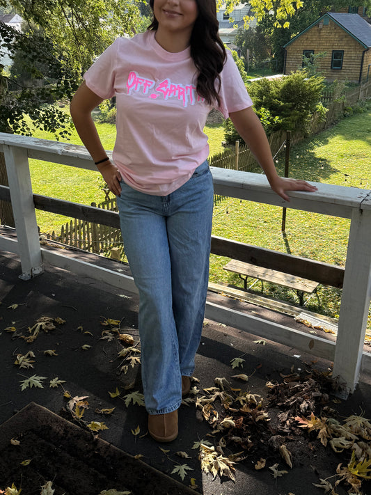 Drip font tee