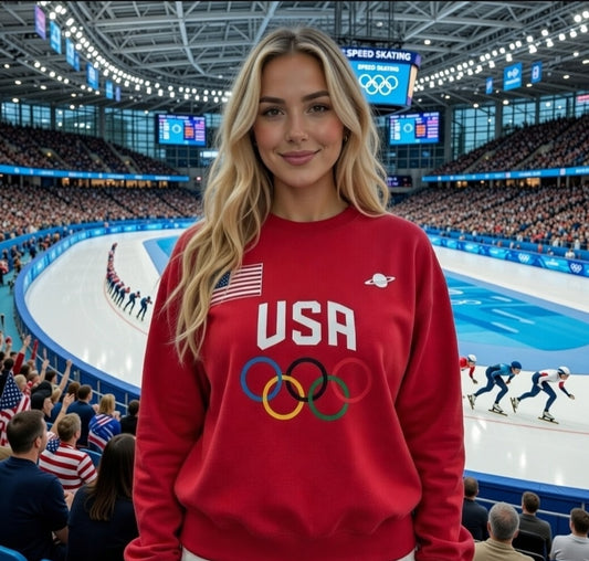 Olympic crewneck (Red)