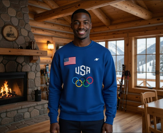 Olympic crewneck(Blue)