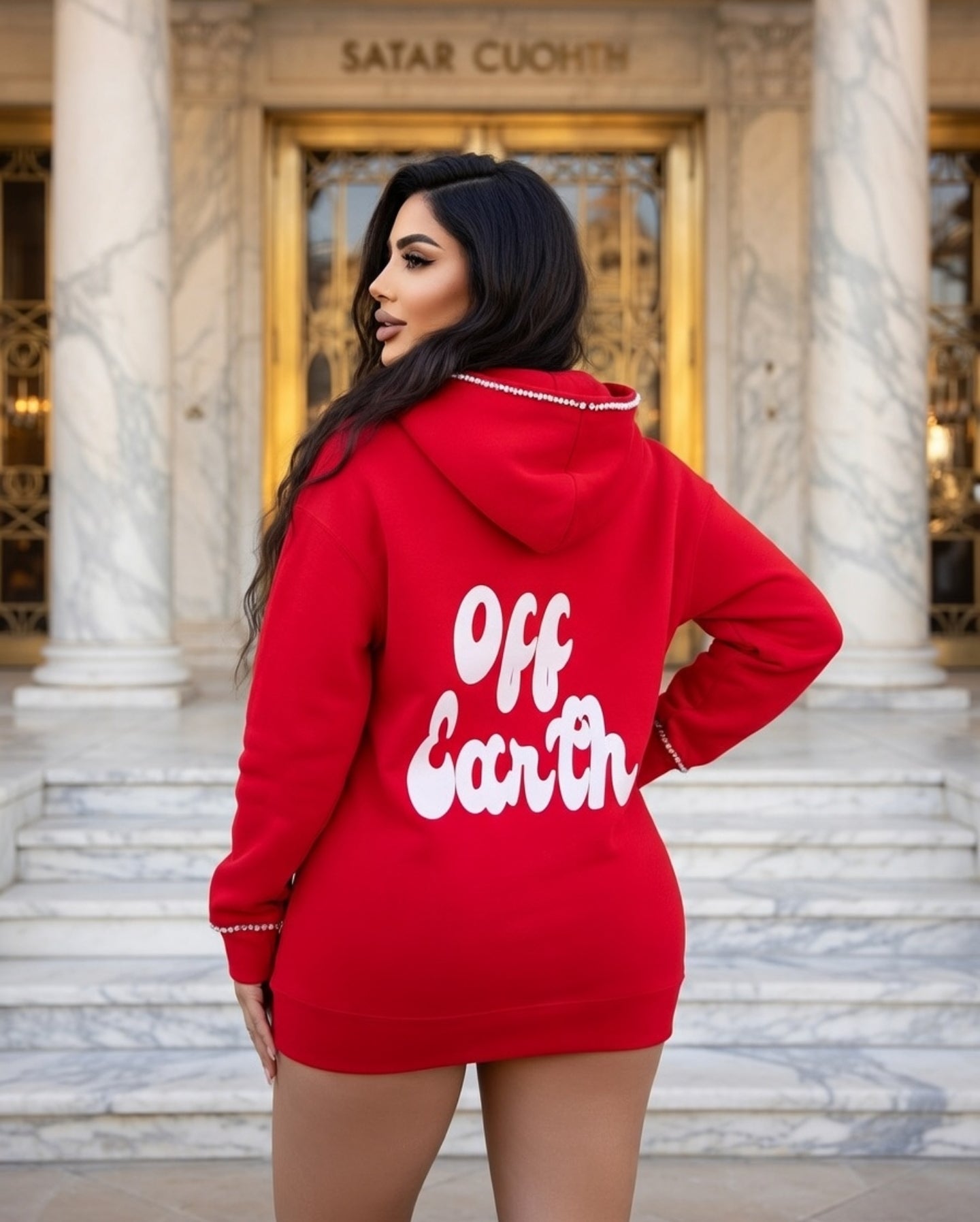 Mother of Pearl hoodie (Red)