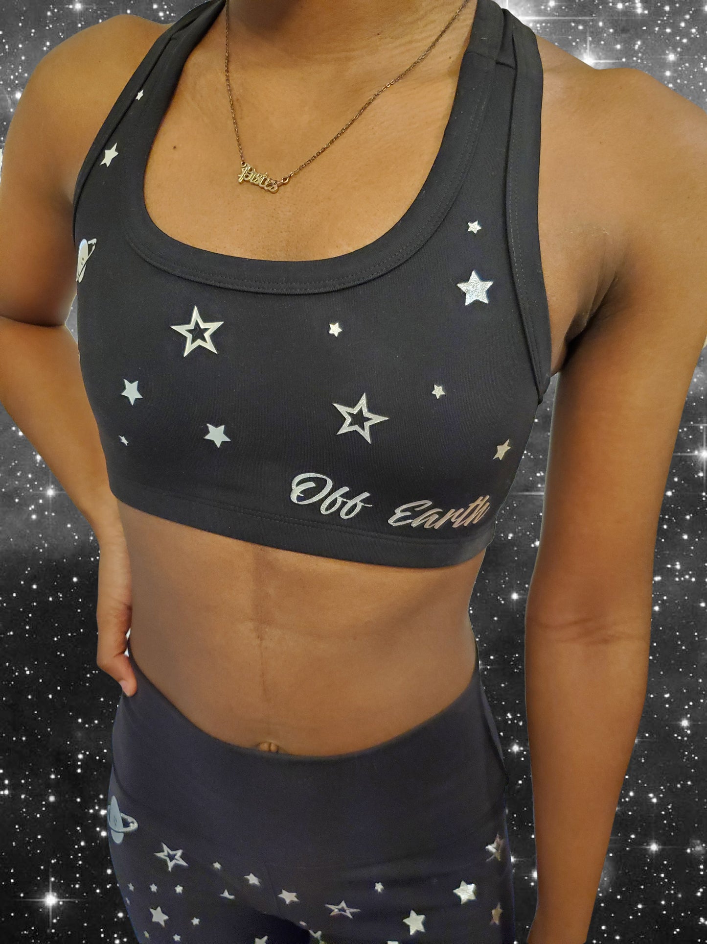 OFF EARTH STARS SPORTS BRA