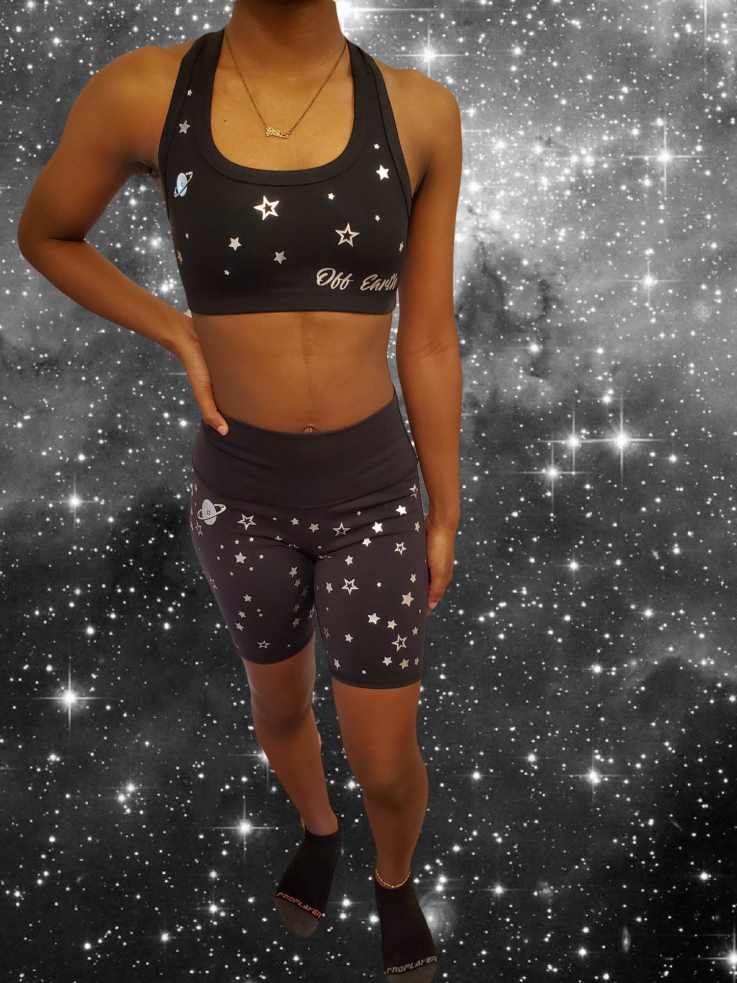 OFF EARTH STARS SPORTS BRA